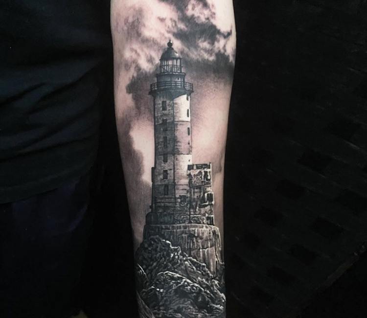Lighthouse tattoo by Steve Butcher  Post 31589
