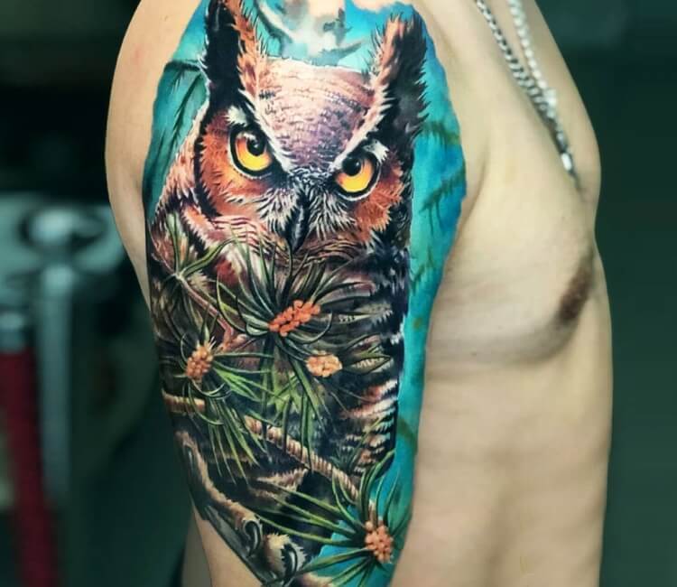 Forest half sleeve by Rachelle at the Lyle Street Tattoo Company in  Dartmouth NS : r/tattoos