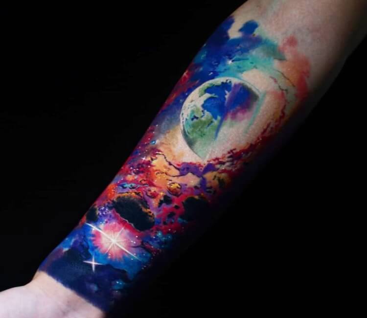 Request] How small would each planet tattoo be to accurately fit the  distances between them on the forearm? : r/theydidthemath