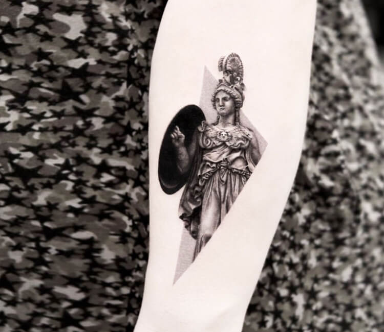 A T H E N A the greek goddess  Uptown Tattoos Montreal  Facebook