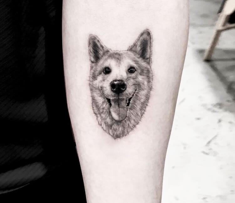 Dog tattoo by Pablo Ortiz Tattoo  Photo 26547