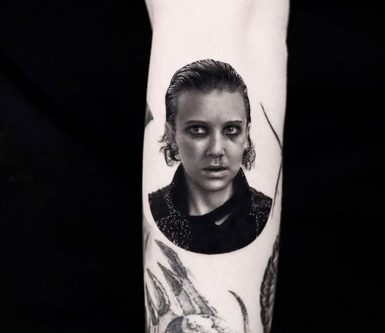 Eleven, tattoo by Tattooist Yeono | Photo 30840