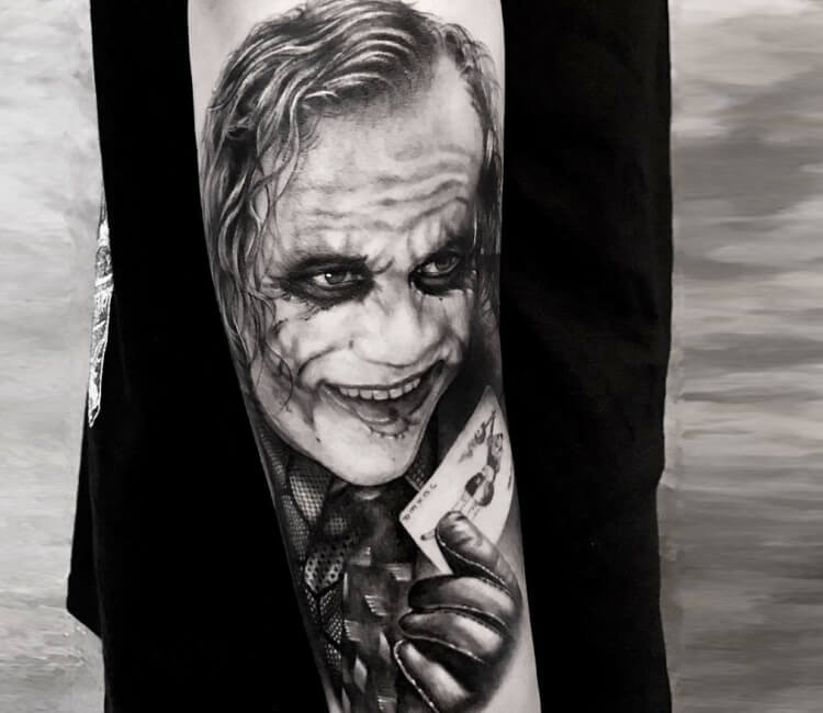 Joker tattoo by Tattooist Yeono | Post 30719