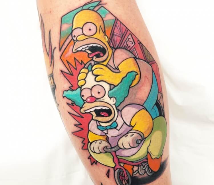 The Simpsons Tattoo By Yeray Perez Post 30235