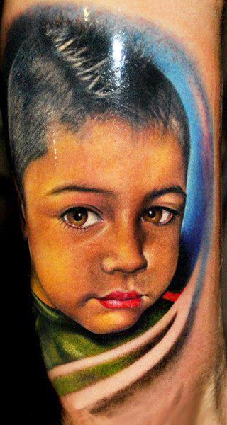 Children tattoo by Camilo Tuero | Post 1940