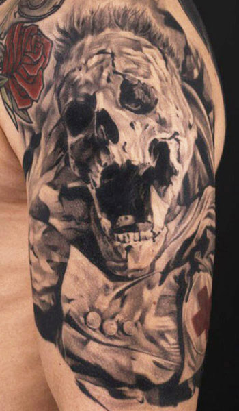 Demonmonster tattoo as part of tattoo sleeve by InkCaptain on DeviantArt
