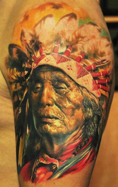 Indians tattoo by Den Yakovlev | Post 618