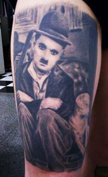 Charlie Chaplin 🖤#Мояработа🖤 #almirazizi #tattooartist #Tbilisi #Geo... |  TikTok