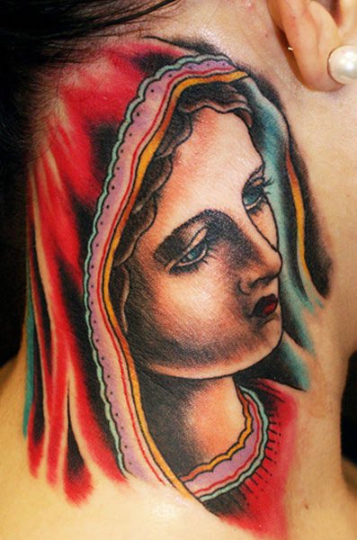 Day of the Dead Virgin Mary tattoo by Jason Frieling TattooNOW