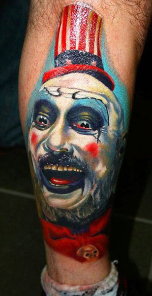 Dual clown . . . . . . #tattoo #californiatattoo #puntillismo  #finelinetattoo #tatuajes #finelinemexico #blkttt #california #losangele...  | Instagram