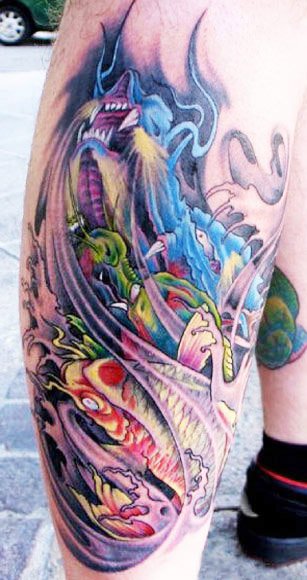 Tattoo uploaded by Max • Mi first tattoo #dragon #dragonsleeve ntattoo # dragontattoo • Tattoodo