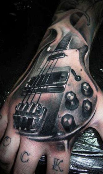 130 Bass Guitar Tattoo Stock Photos Pictures  RoyaltyFree Images   iStock