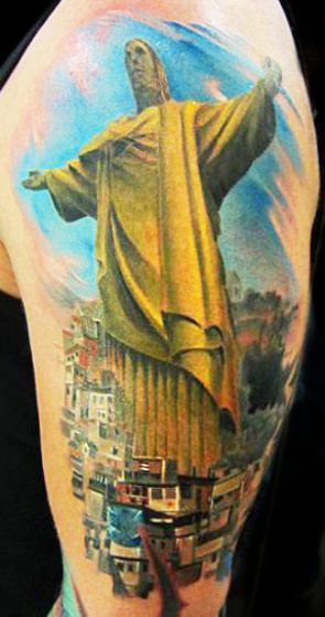 Tattoo of Christ Monuments Religious
