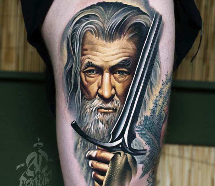 Gandalf tattoo by . Pancho | Post 26348