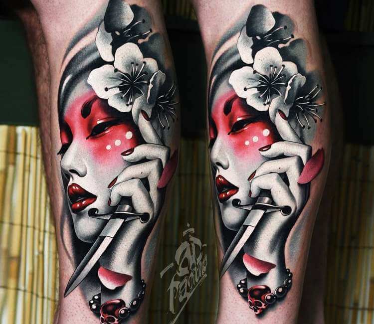 Geisha tattoo by A.d. Pancho | Post 24590