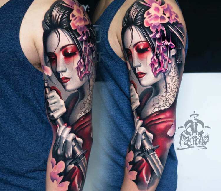 Tattoo uploaded by CRACKONE • Samurai Girl • Tattoodo