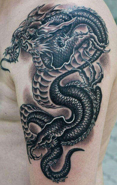 Black dragon tattoo HD wallpapers  Pxfuel