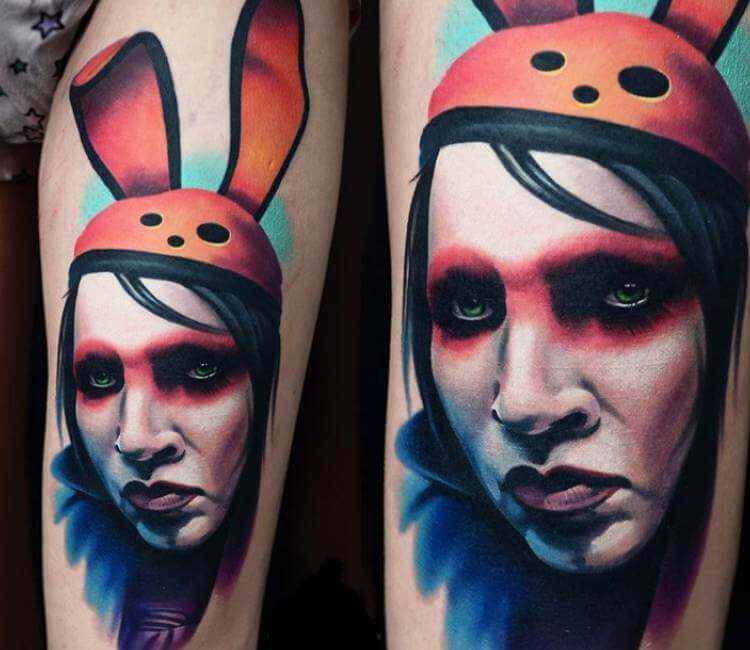I Have Questions About Halseys Marilyn Manson Tattoo  Rock NYC
