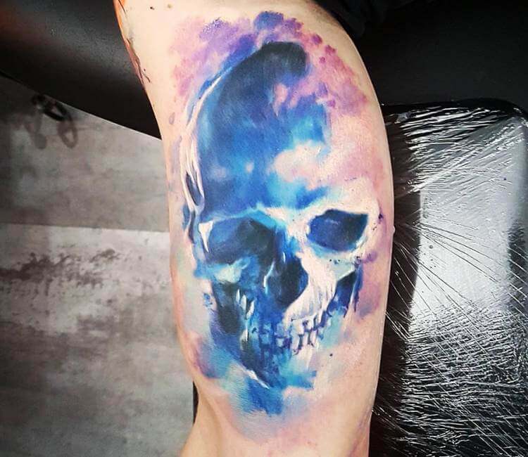skull  Tattoos by Aaron Broke