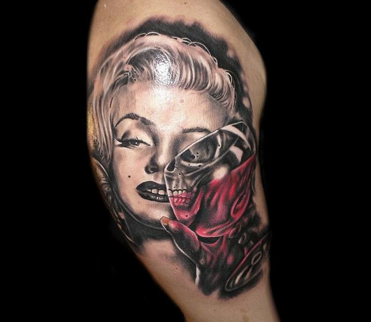 Marilyn Monroe tattoo by Adamik Erik Post 696