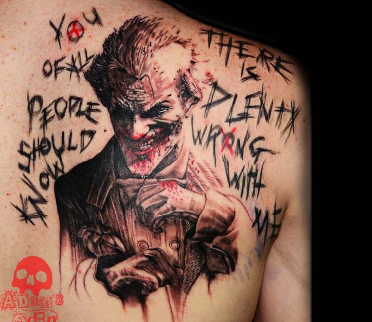 Joker tattoo by Cox Tattoo | Post 20316