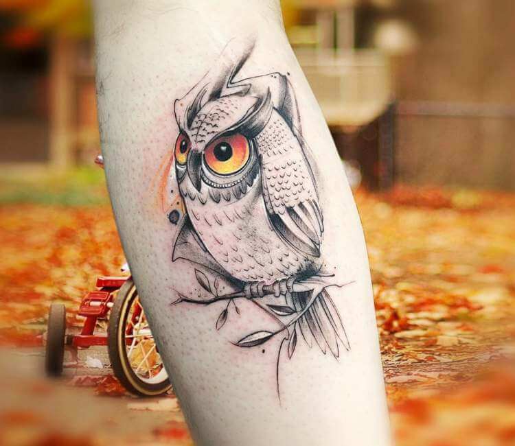 20 Watchful Owl Tattoos Flowing with Wisdom (& Cuteness) | CafeMom.com