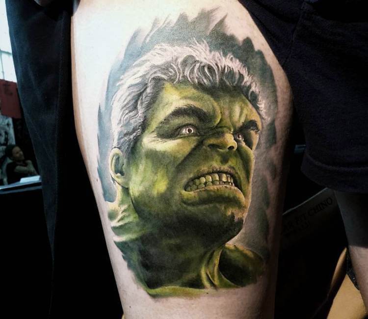 Hulk Tattoo Designs  MadSCAR  Coloring Home