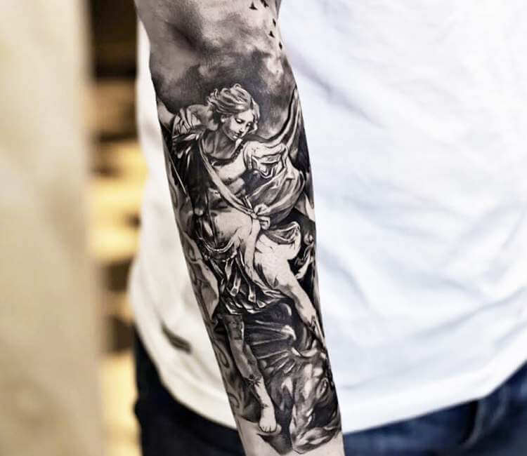 Tattoo uploaded by Juanma Alfaro • St. Michael Archangel. #St.Michael # archangelmichael • Tattoodo