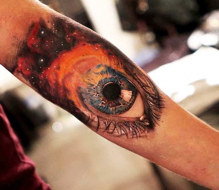 Just got this sick eye by Dahlia at Modern Heart Tattoo in Austin, TX : r/ tattoos