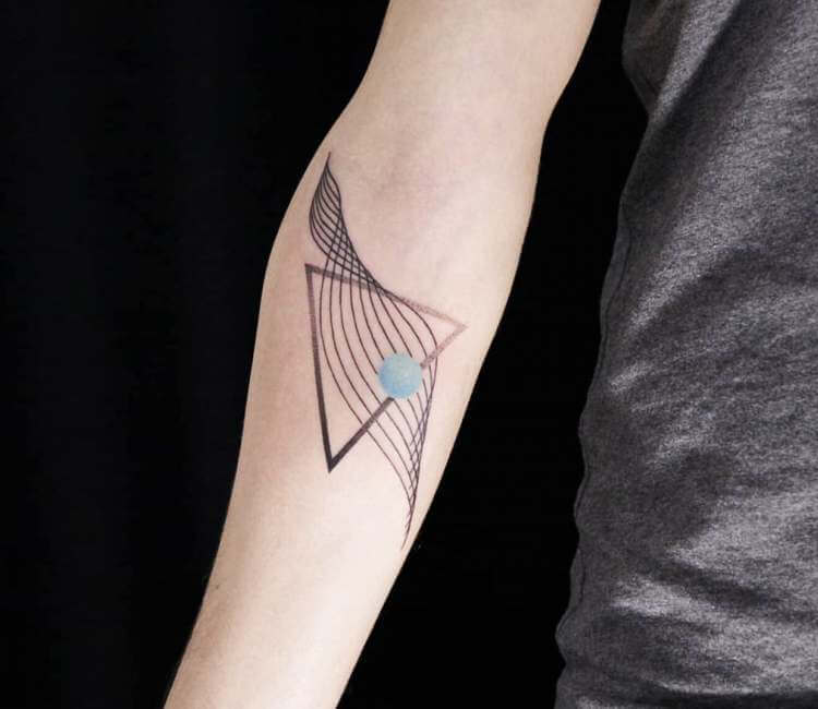 Geometric tattoo by Aga Kura Tattoo | Post 24469