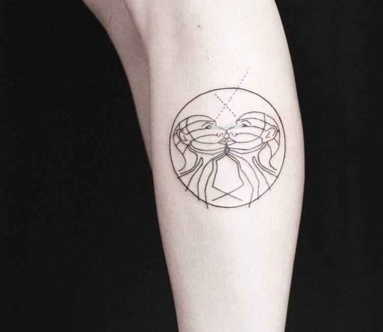 simple brain tattoos