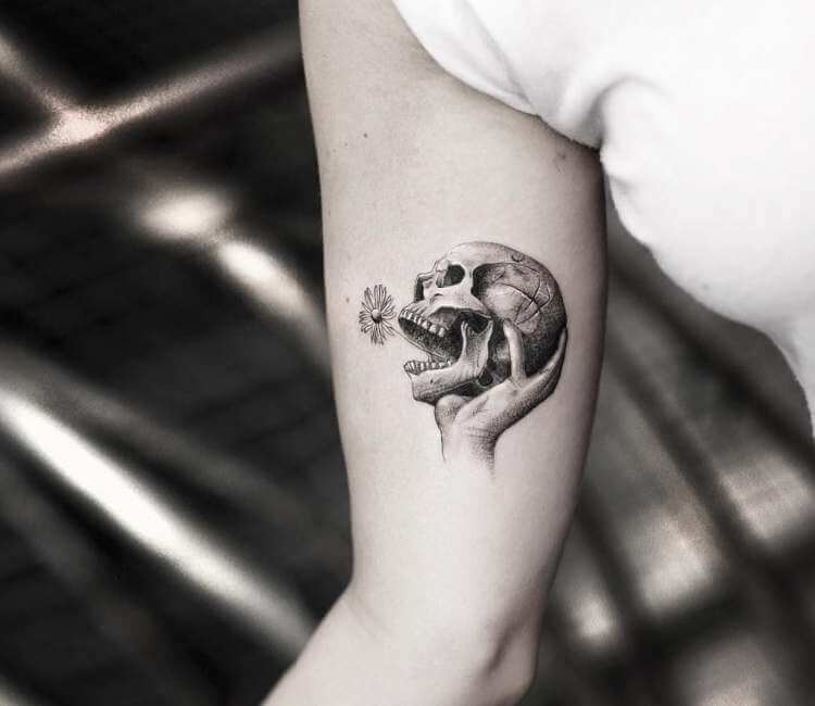 Skull Tattoo By Alessandro Capozzi Post 22453