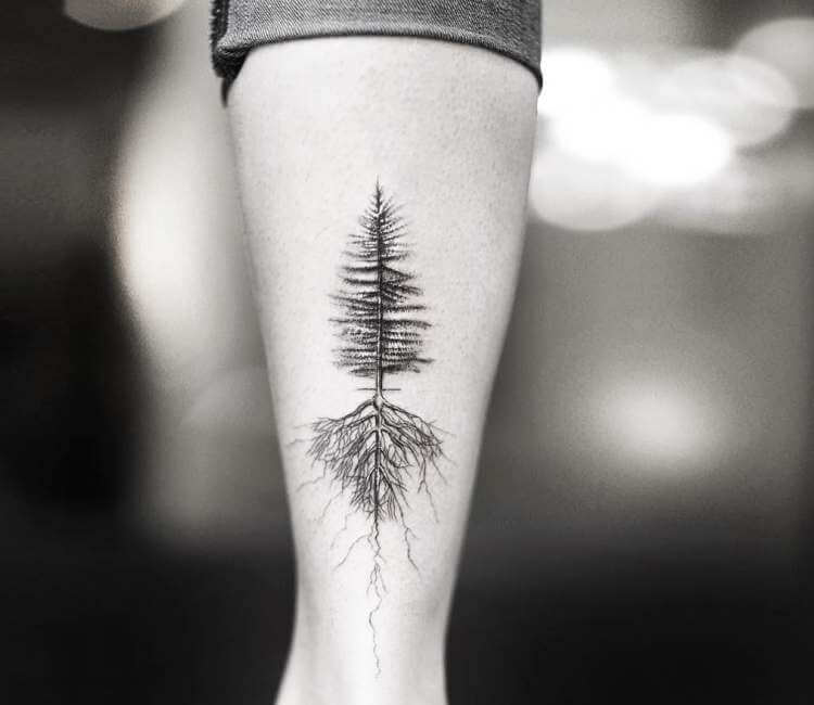 Tree and Roots tattoo by Alessandro Capozzi | Post 22857