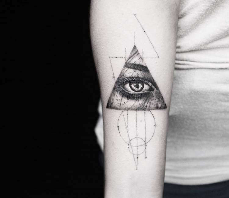100 Triangle Tattoo Designs with Meanings and Ideas  Body Art Guru