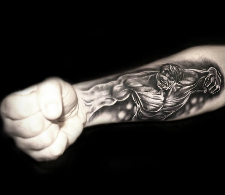 100 Incredible Hulk Tattoos For Men  Gallant Green Design Ideas  Marvel  tattoos Hulk tattoo Avengers tattoo