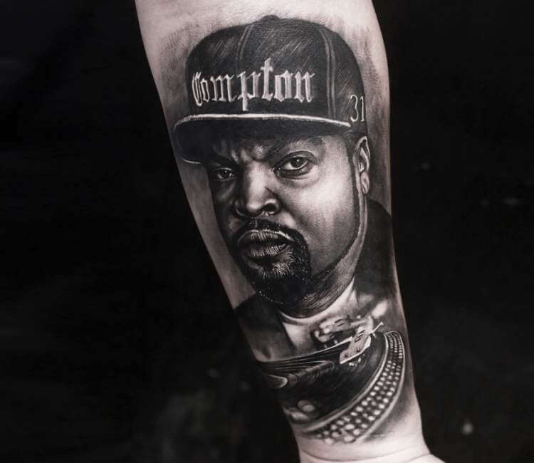 Ice Cube Tattoo  Ice tattoo Red ink tattoos Tattoos