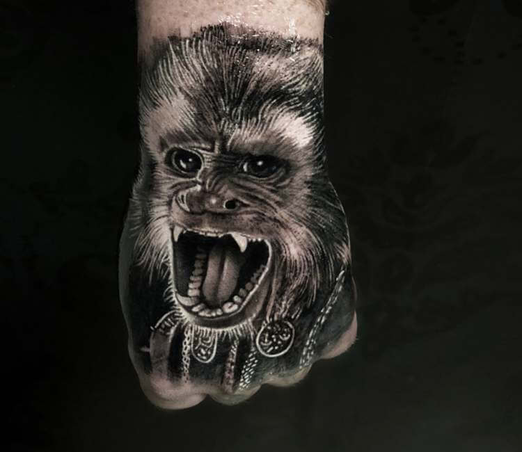 Wild Monkey tattoo by Alex Legaza | Post 25805
