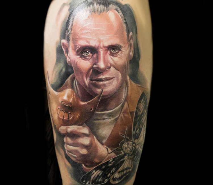 Hannibal Lecter tattoo by Alex Noir Photo 26359