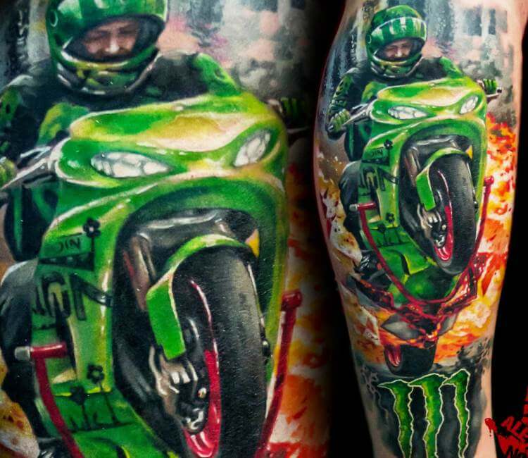 10 Exciting Motorcycle Parts Tattoo Designs - Get Your First Biker Tat
