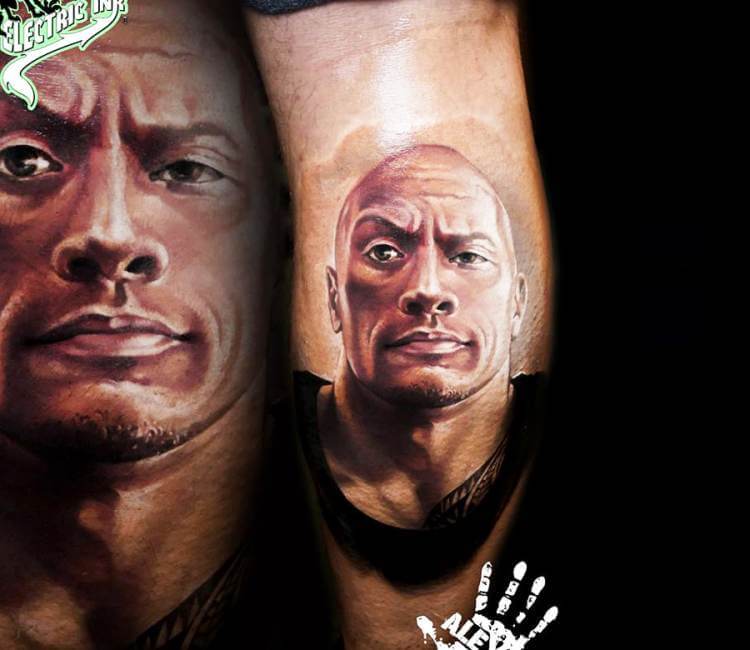 The Rock Covers Up Iconic Bull Tattoo with Bigger Bull Tattoo