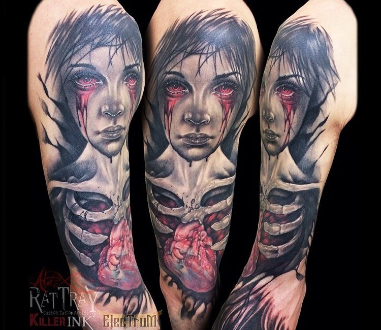 Horror Movie Tattoo Design by SimonSavage on DeviantArt
