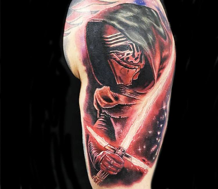 Kylo Ren tattoo by Alex Rattray Ink | Post 14095
