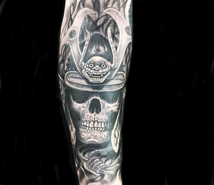 Samurai Skull by Dave Racci TattooNOW