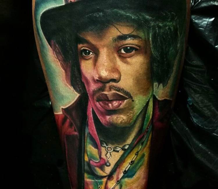 Jimi Hendrix Tattoo By Alex Wright Photo 20798 