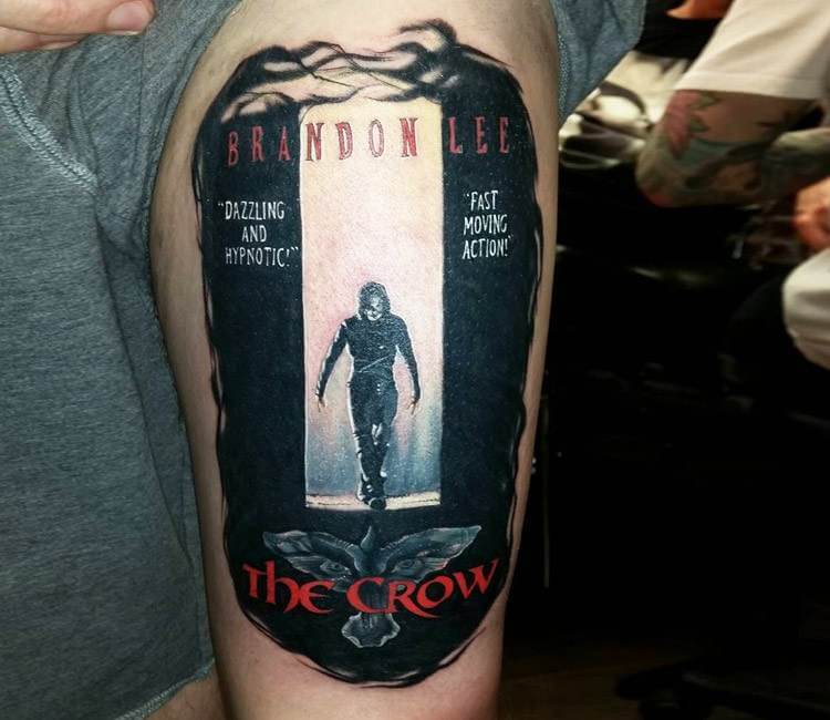 brandon lee the crow tattoo