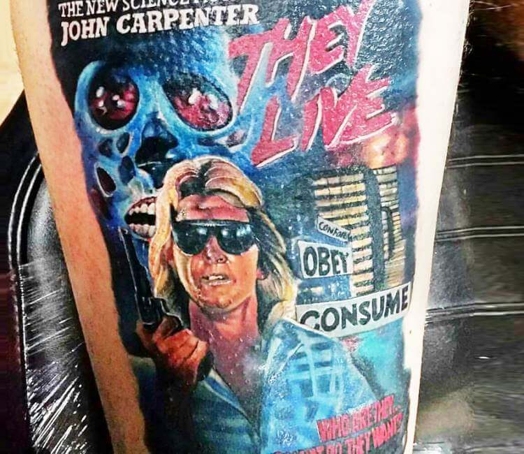 The John Douglas Mostly Comic Book Art Site Shameless SelfPromotion They  Live Tattoo