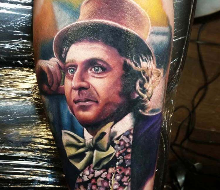 Willy Wonka Temporary Tattoo Sticker  OhMyTat