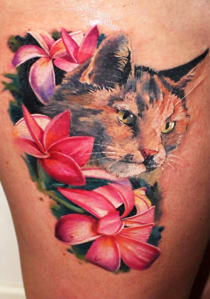 Cat Tattoo By Alex De Pase Post 8715