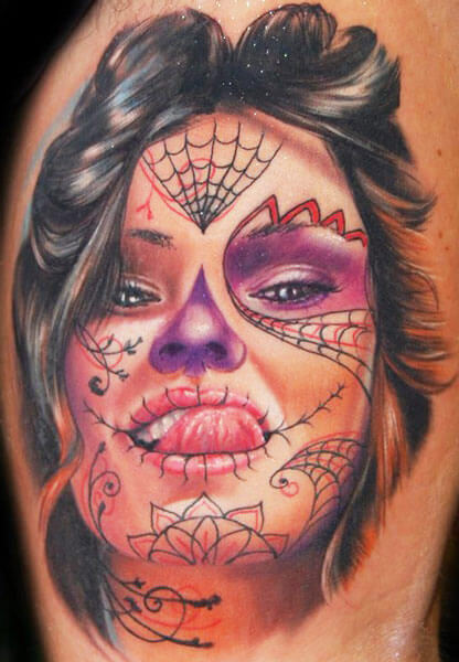 Muerte tattoo by Alex De Pase