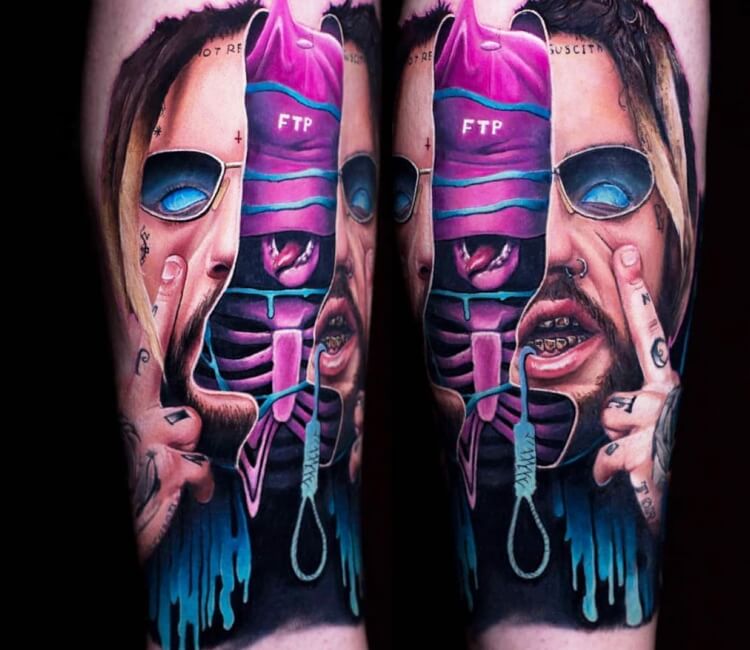 uicideboy but make it pink         femaletattooartist  girlswhotattoo tattoo tattoos tattooideas tattooist  Instagram